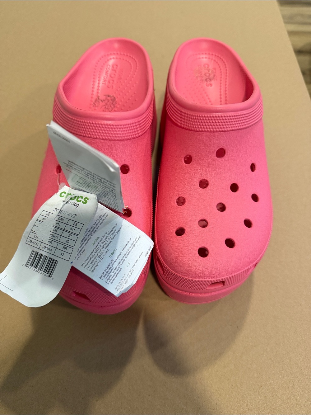 Crocs Siren Clogs in Pink Women’s 13 NWT